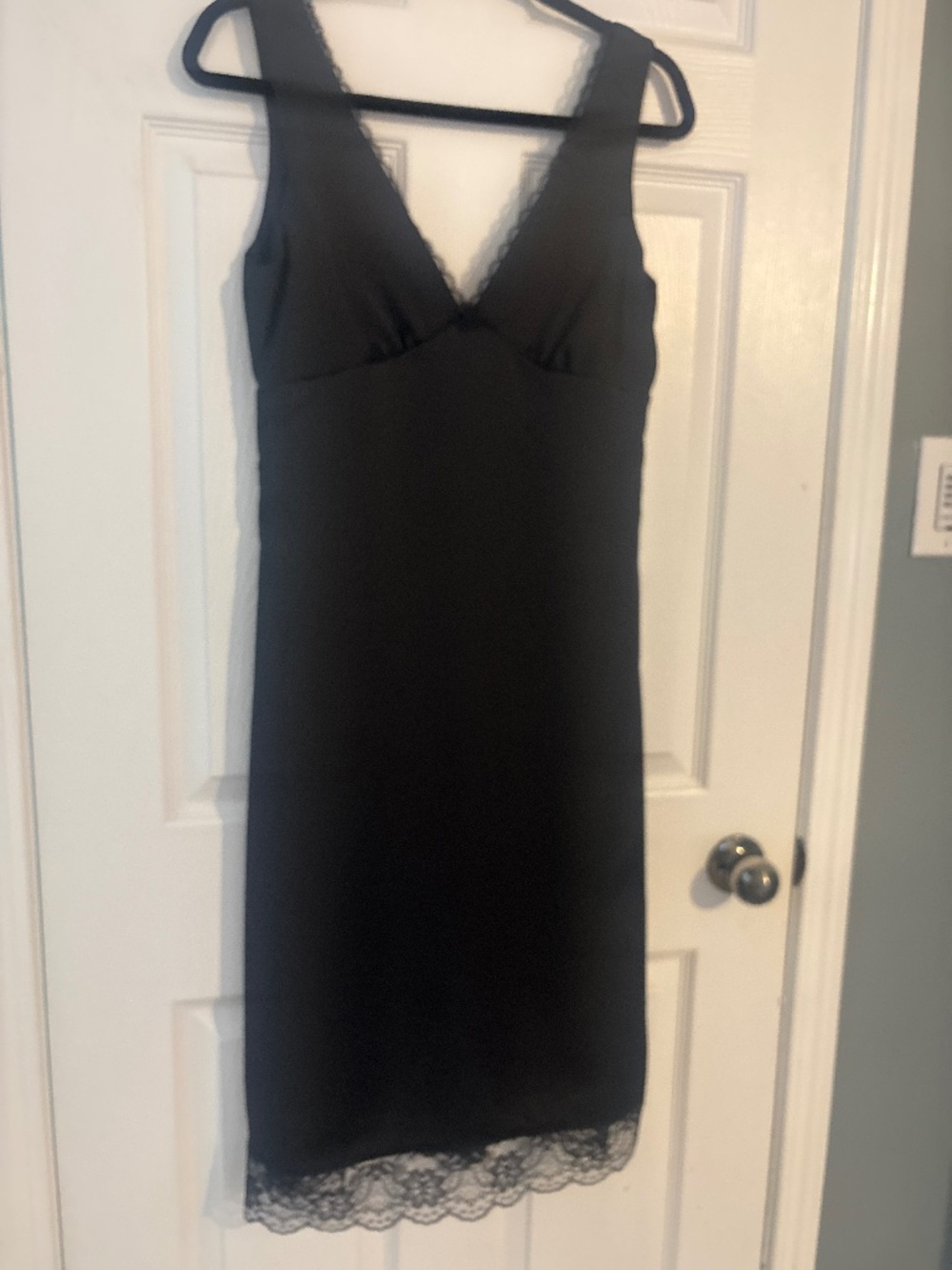 Blackbird studio black slip dress